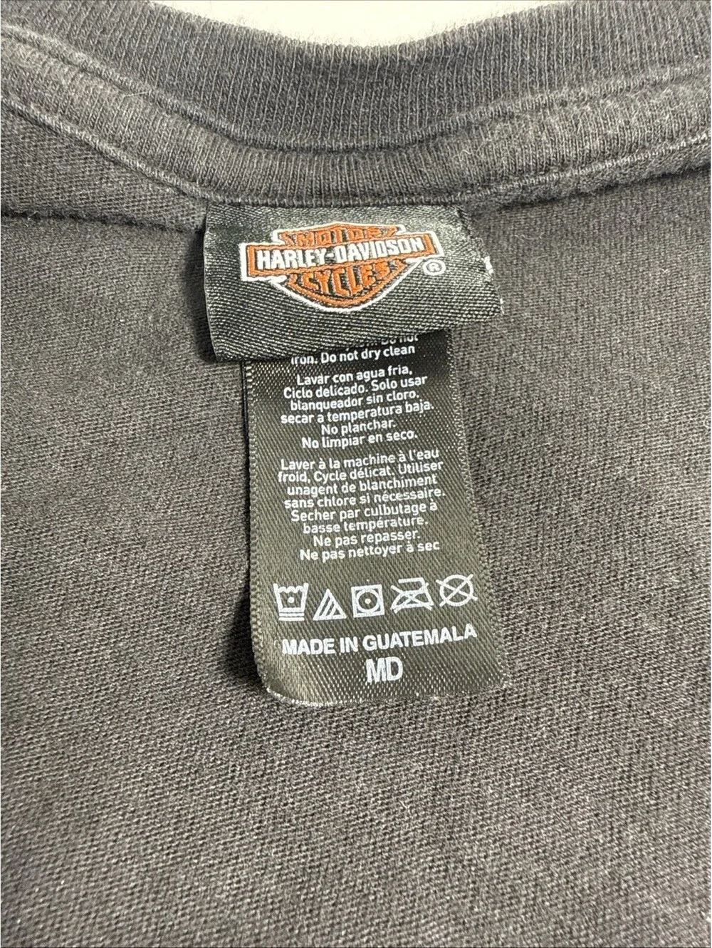 Harley Davidson Womens T Shirt Black Size M Medium Shenanigans St Patrick’s Day